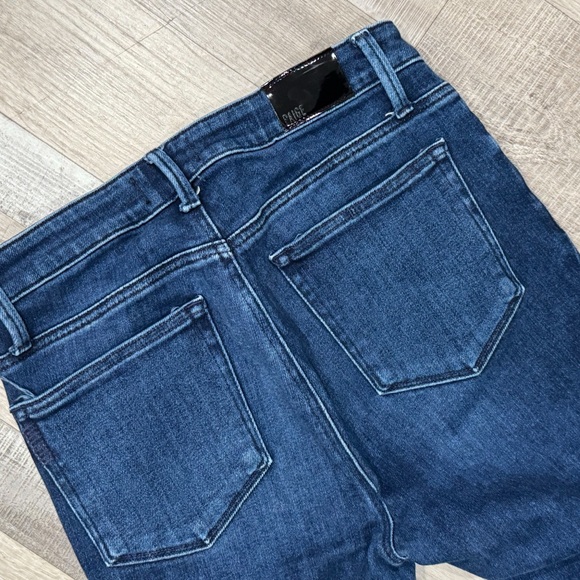 PAIGE High Rise Women's Jeans - Indigo - Picture 4 of 7
